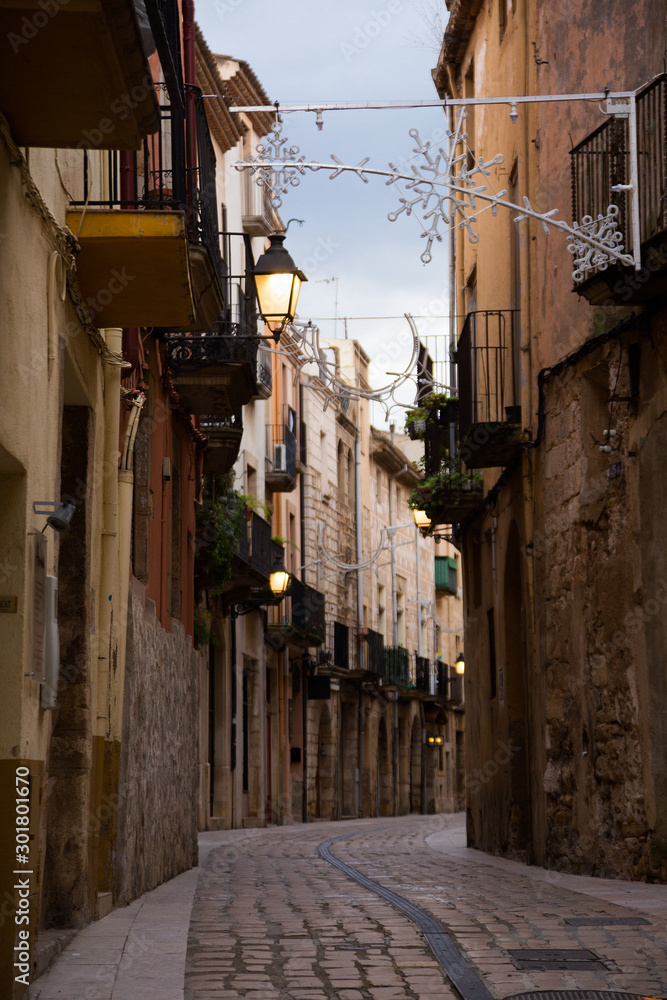 Narrow streets of Monblanc