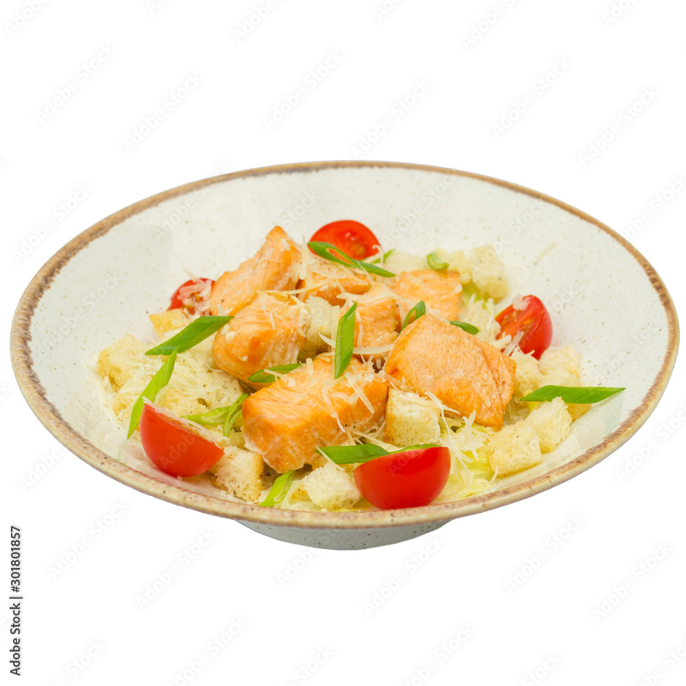 salmon salad with tomatoes without beer background salmon salad with tomatoes without beer background