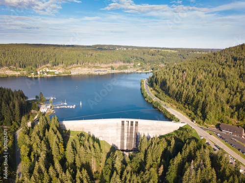 Blick auf den Schluchsee im Schwarzwald