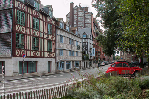 Rues de Rouen Normandie France