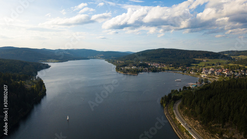Blick auf den Schluchsee im Schwarzwald