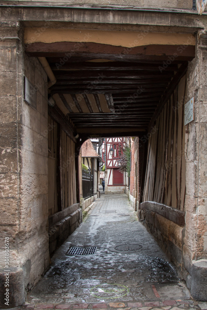 Rues de Rouen Normandie France