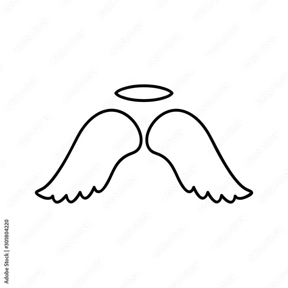 Angel Halo Outline