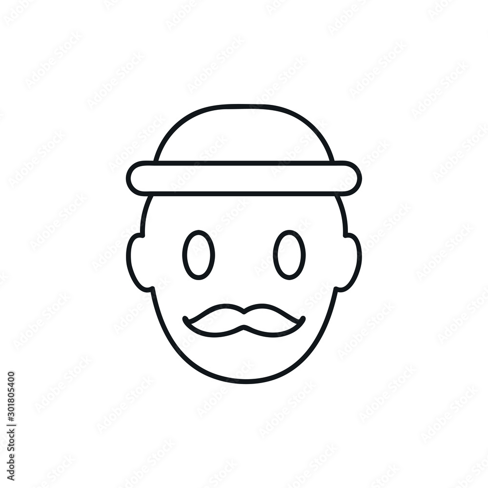 Old man icon in trendy flat style isolated on white background. Symbol for your web site design, logo, app, UI. Vector illustration, EPS Old man icon in trendy flat style isolated on white background. Symbol for your web site design, logo, app, UI. Vector illustration, EPS