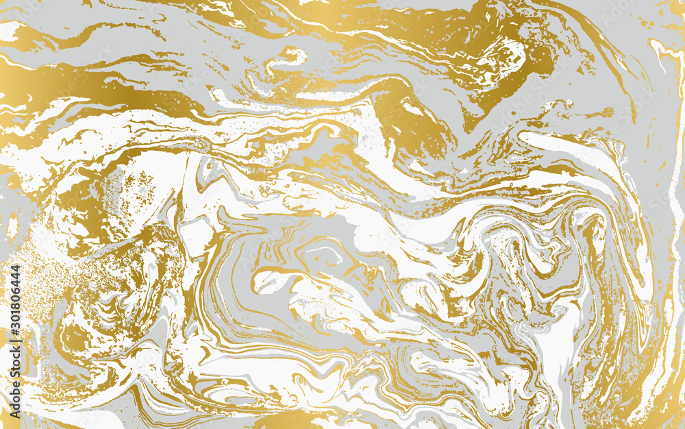 Gray and gold agate ripplle pattern. Pale beautiful marble background. Gray and gold agate ripplle pattern. Pale beautiful marble background.