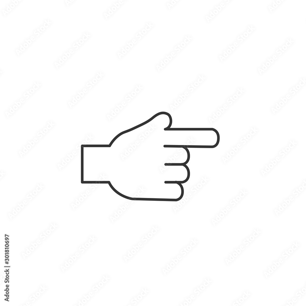 Support Line Icon click mouse. Stock Vector illustration isolated on white background. Support Line Icon click mouse. Stock Vector illustration isolated on white background.