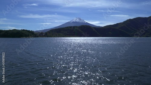 河口湖から眺めた富士山,Mt.Fuji,Fujisan,Fuji Five Lakes, Lake Kawaguchi, Lake Yamanaka, Lake Motosu, Lake Shoji, Lake Sai, Mt.Fuji, Fujiyoshida, Nature, Volcano, Sunny weather photo