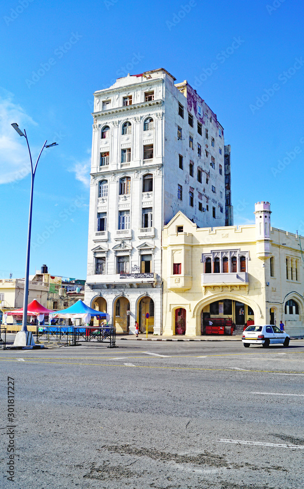 Panoramic of Havana in Cuba, Republic of Cuba