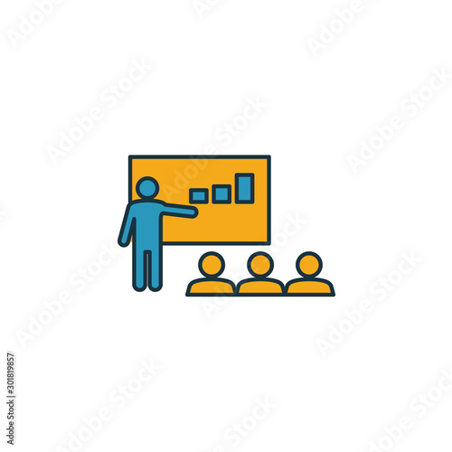 Coaching icon. Simple element from soft skills icons collection. Creative Coaching icon ui, ux, apps, software and infographics