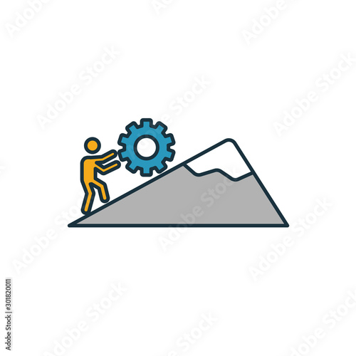 Persistence icon. Simple element from soft skills icons collection. Creative Persistence icon ui, ux, apps, software and infographics