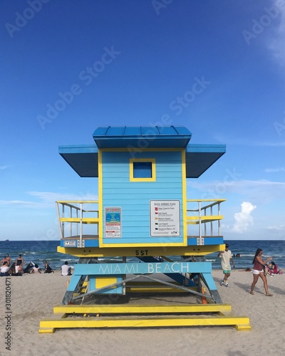 Miami South Beach Lifeguard Summer Love Beach Patrol Florida USA