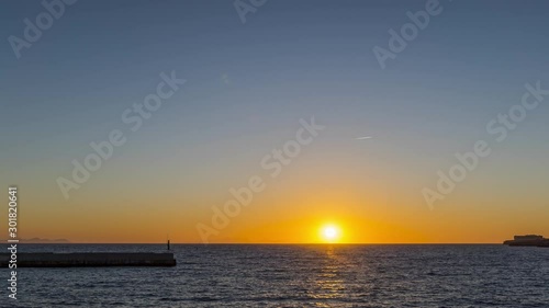 Harbor Sunset Timelapse