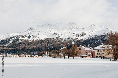 Sils, Furtschellas, Langlauf, Langlaufloipe, Winter, Wintersport, Oberengadin, Alpen, Corvatsch, Graubünden, Schweiz