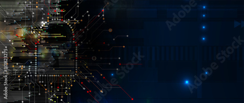 Cybersecurity and information or network protection. Future technology web services for business and internet project