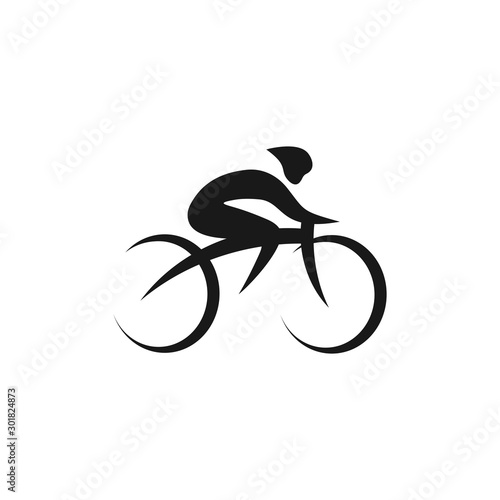 bike logo icon vector design illustration template