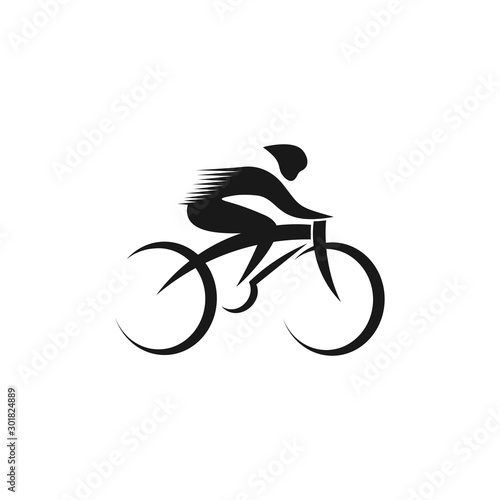 bike logo icon vector design illustration template