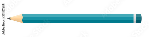 Vector long Pencil isolated.