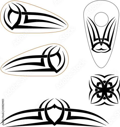 Tribal Bike Decal