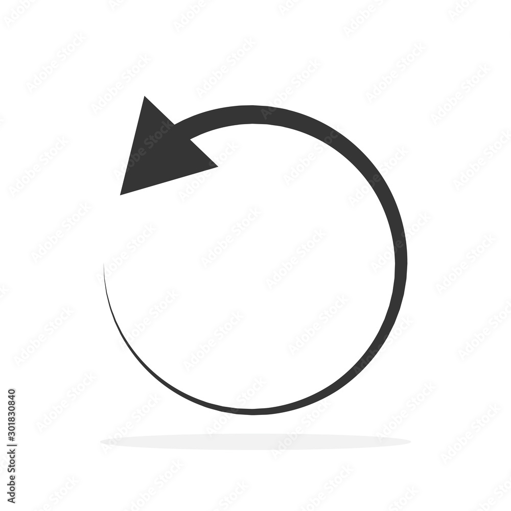 Circle arrow - vector.