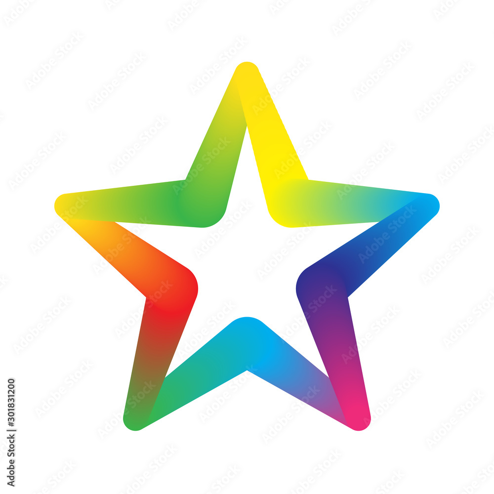 Star icon - vector. Star icon - vector.