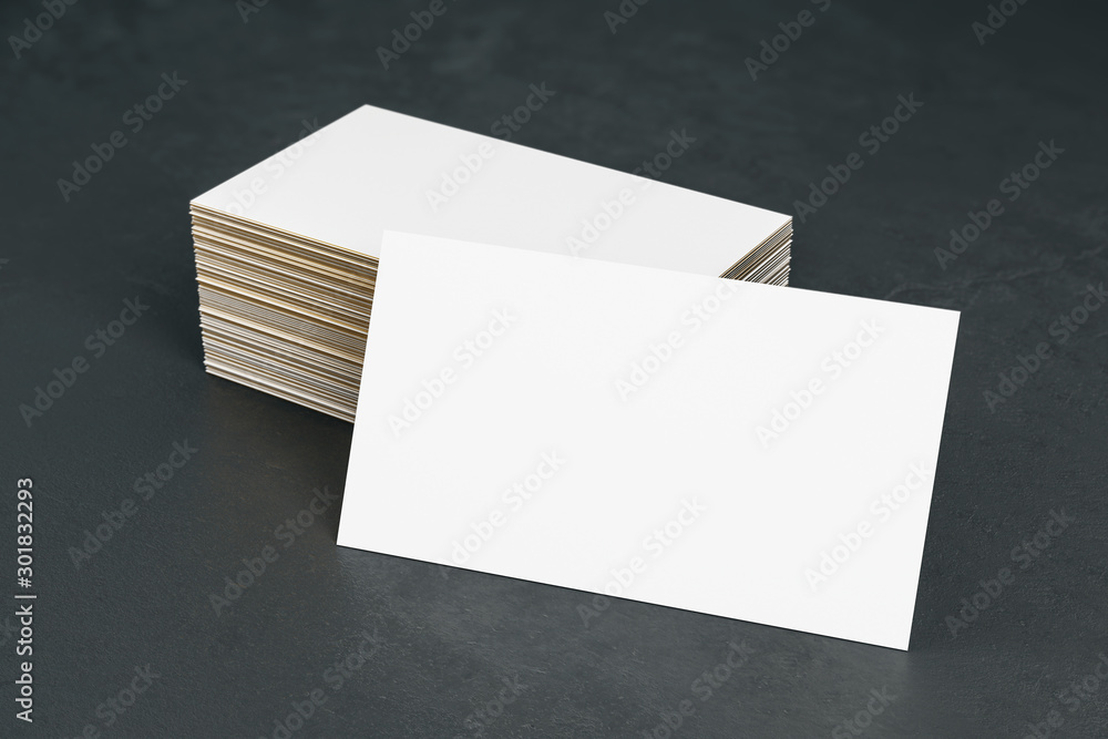 white business card white business card