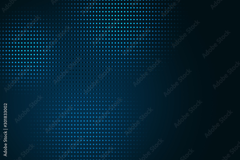 Digital blue dots background