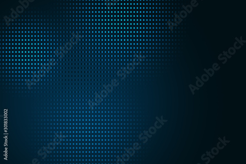 Digital blue dots background