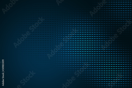 Digital blue dots background