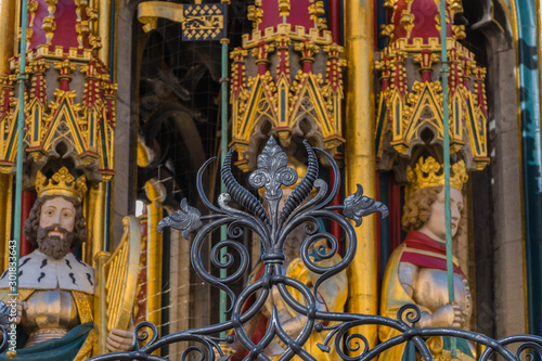 Detailaufnahme Sch  ner Brunnen N  rnberg