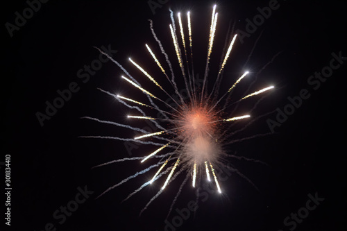 Wallpaper Mural Firework Display Lighting up the Dark Sky Torontodigital.ca