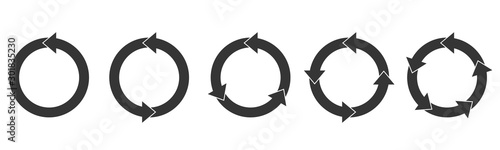 Circle arrows - vector.