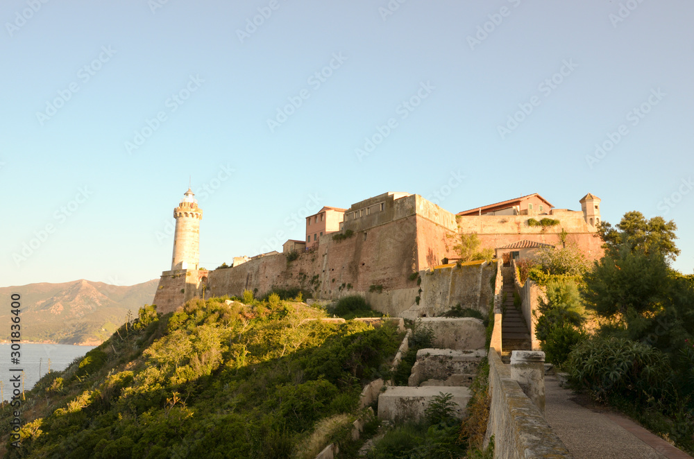 Fototapeta premium Forte Stella e Faro di Portoferraio - Isola d'Elba