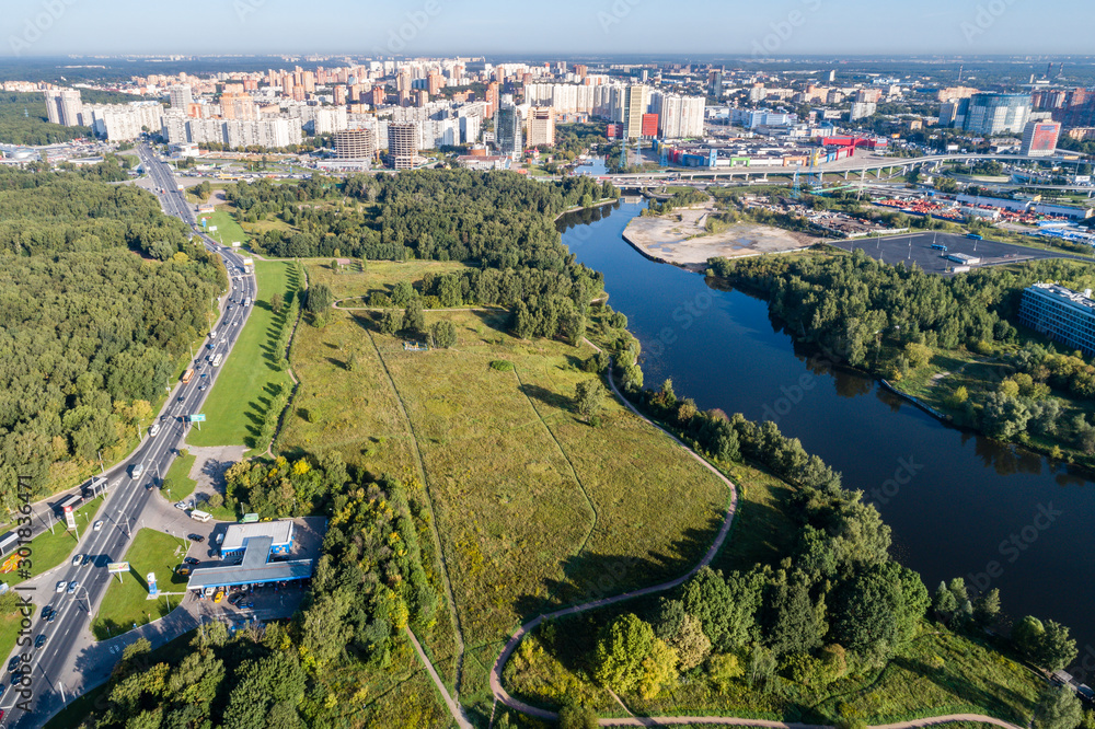 Fototapeta premium Москва, Природно-исторический парк 