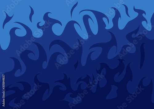 abstract blue fire background vector