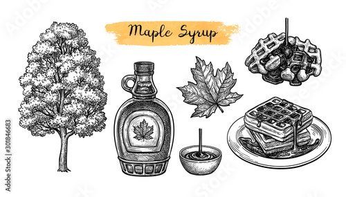 Maple syrup set