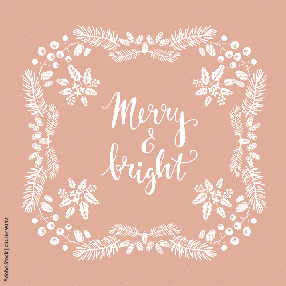 Obraz premium Christmas card25