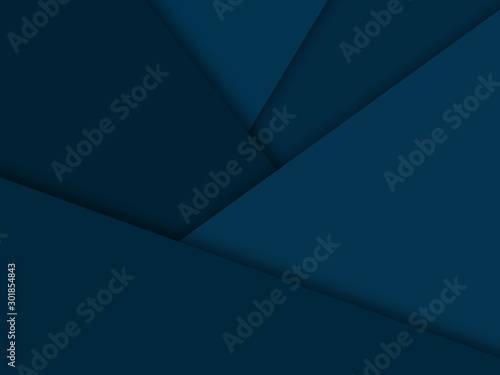 Abstract dark blue material design background