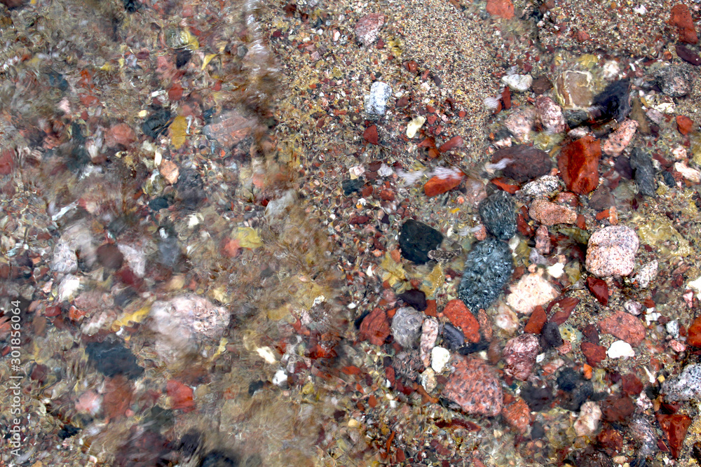 Rocks in the water