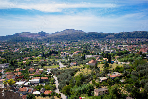 aerial view of the city bar