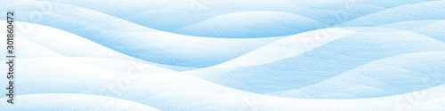 Clean winter background with snow drifts