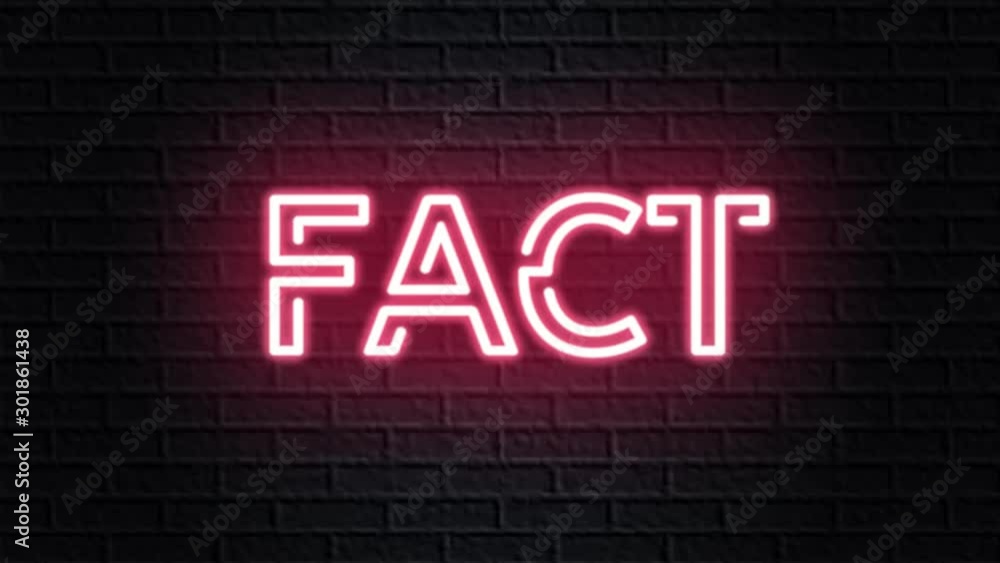 red neon video animation fact red neon video animation fact