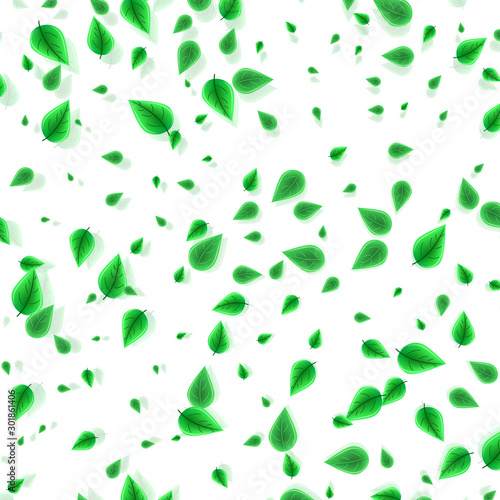 green floral background