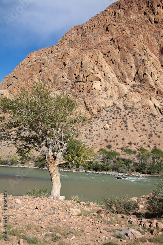 Landscapes of Mongolia, Hovd river photo