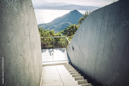 Canvas-taulu 亀老山展望公園　展望台