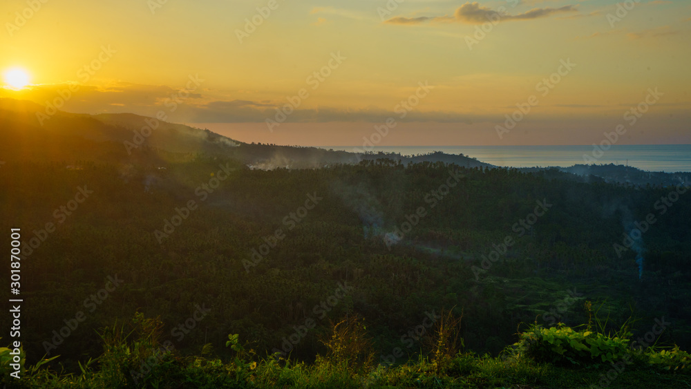 Sunset at Makatete Hills Manado