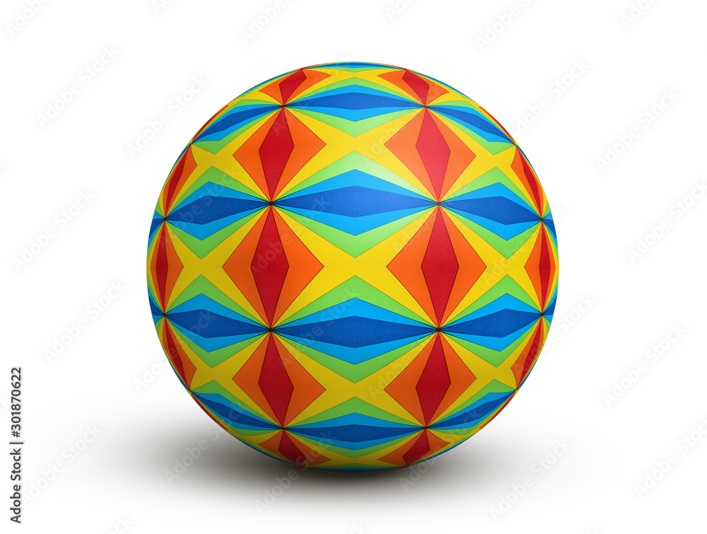 Colorful ball isolated on a white background. Colorful ball isolated on a white background.