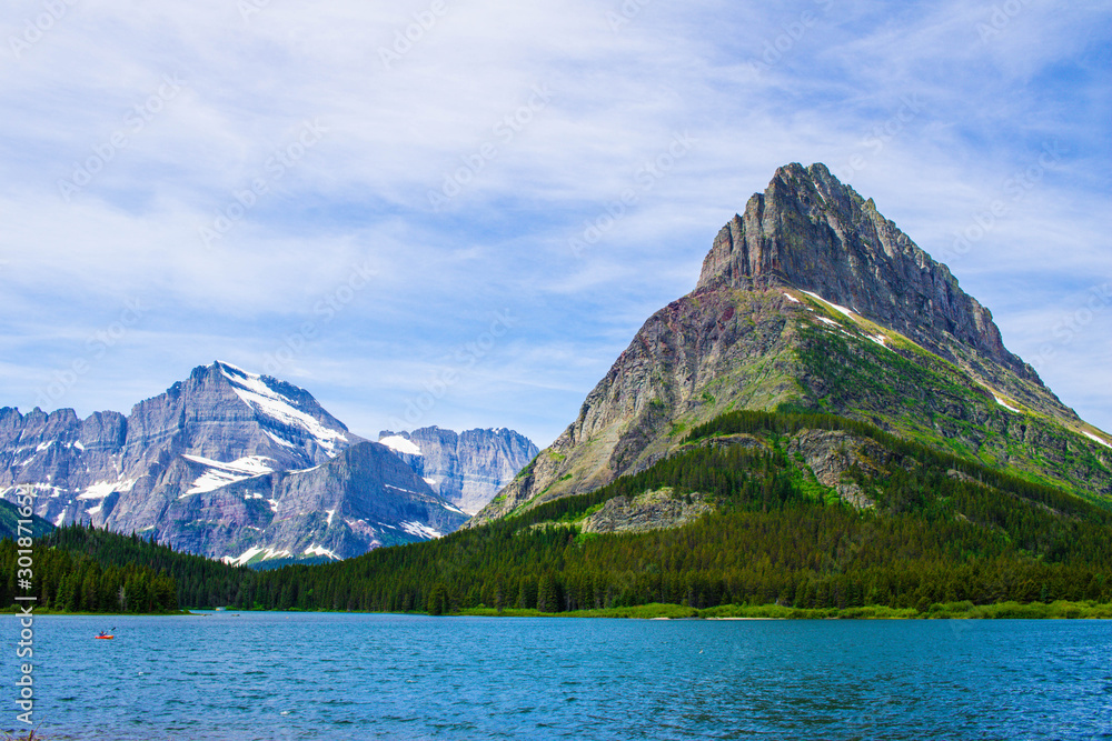 alpine lake glacier national park