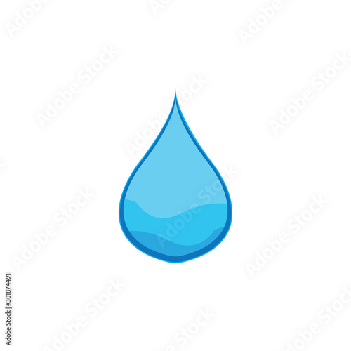 Water drop Logo Template vector