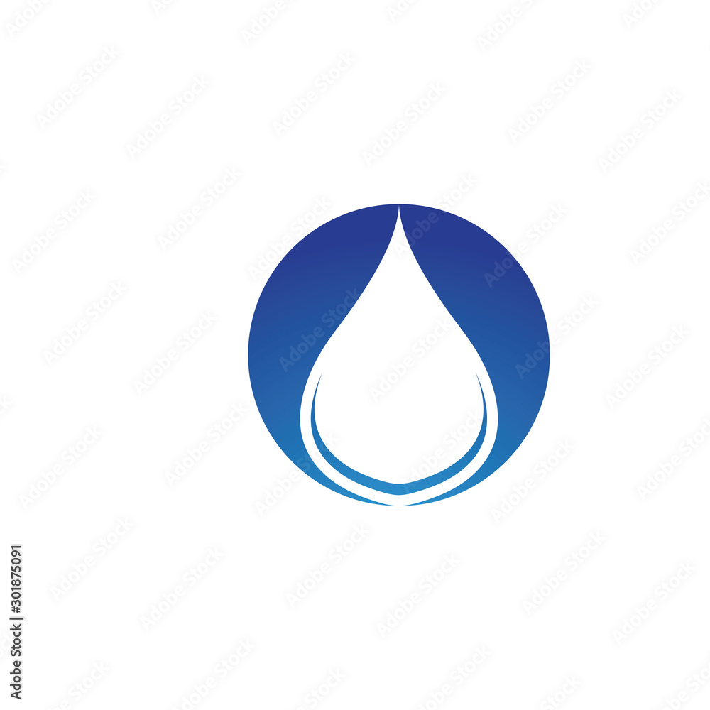 Water drop Logo Template vector Water drop Logo Template vector