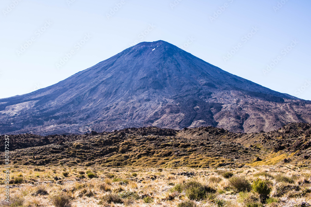 Volcanic Hiking around Mount Doom in New Zealand